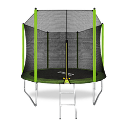 ARLAND Батут 10FT с внешней страховочной сеткой и лестницей (Light green)