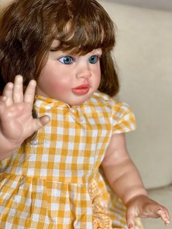 Кукла Реборн мягконабивная 65см в пакете (FA-509)