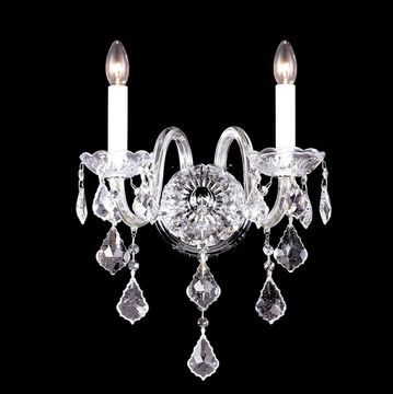 Бра Queen AP2 хром Crystal Lux