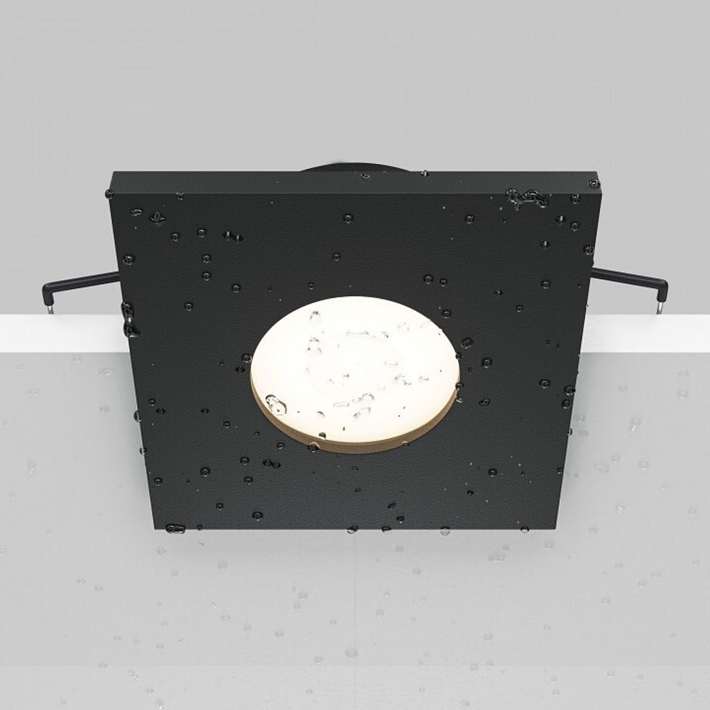 Встраиваемый светильник Maytoni Stark DL083-01-GU10-SQ-B