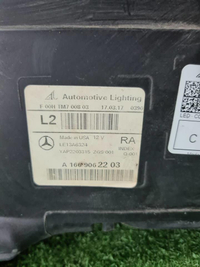 Фара правая Mercedes GLE W166 (2015-2018) LED