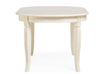 Стол деревянный Woodville Aviano овальный слоновая кость