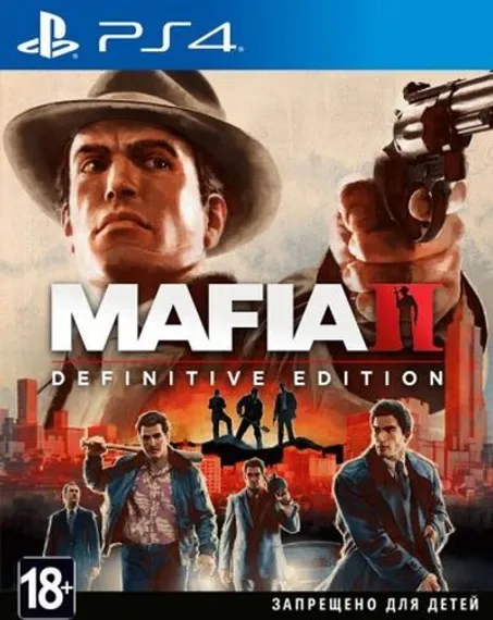 PS4 Mafia 2 Definitive Edition CUSA-17761 (Полностью на русском языке) Б/У, без обложки