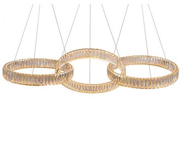 Подвесная люстра 120W 3100K-4000K 8243N/S gold золото CRYSTAL Newport
