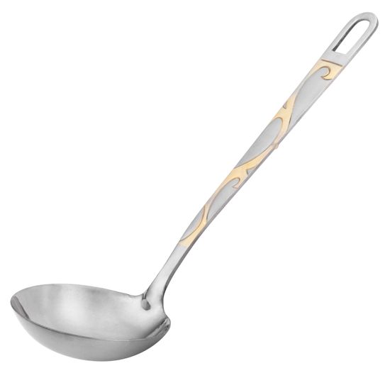 Набор кухонных принадлежностей 7 предметов Kamille KM-5231 из нержавеющей стали с позолотой