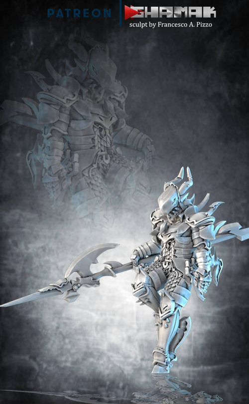 Drukhari Incubi Инкуб Друкхари №1 миниатюра для dnd, днд, pathfinder, фентези, Настольная игра, НРИ, Варгейм, РПГ