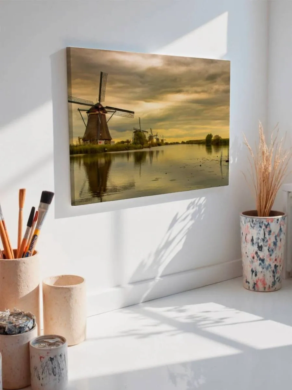 Картина на стену 40 X 50 Мельницы