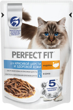 Индейка в соусе, 75г для красивой шерсти и здоровой кожи Perfect fit