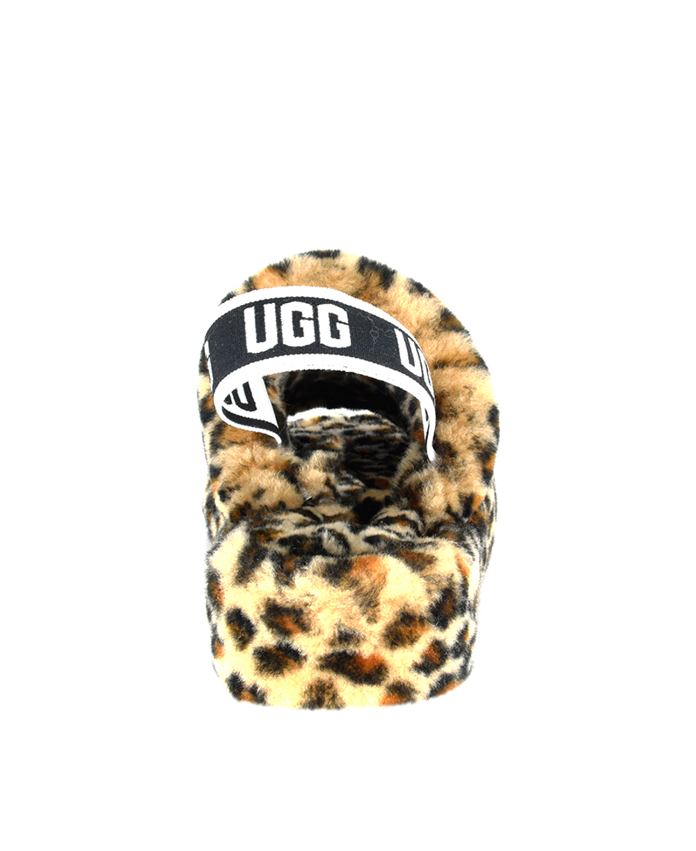 Ugg Fluff Yeah Slide-Leopard