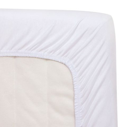 Простыня на резинке бязь белая ГОСТ  (плотность: 140гр/м2, 100% хлопок)