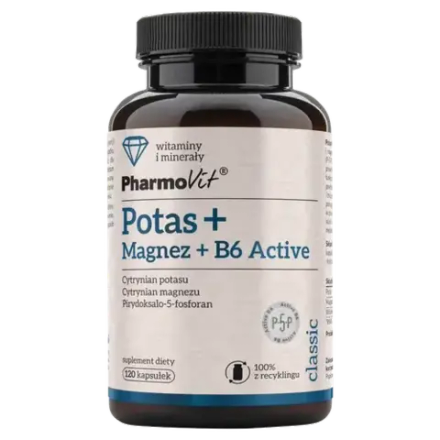 Pharmovit Калий + Магний + B6 - 120 капсул