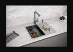 Кухонная мойка Paulmark NEXT-MULTI SINK 54 PM785445-GM вороненая сталь