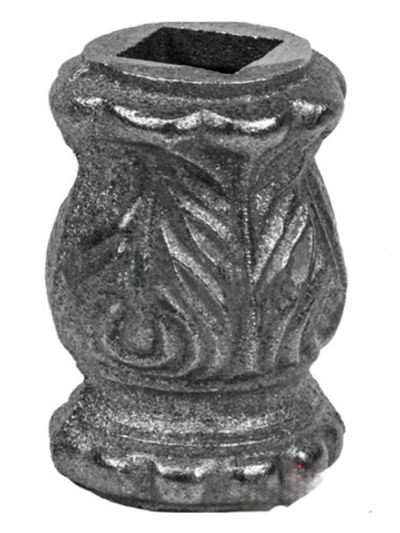 Кованый элемент Вставка в балясину, 71x43, кв:16 вес: 0.195 кг.