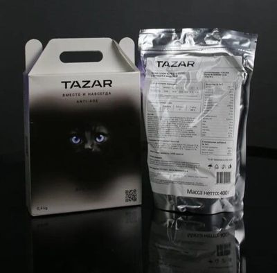 Сухой корм для котят TAZAR с курицей и индейкой, Пакет 400г