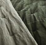 Комплект Mesa green одеяло 228*241 см + 2 наволочки 66*66 см Front:100% Linen Back:100% Velvet