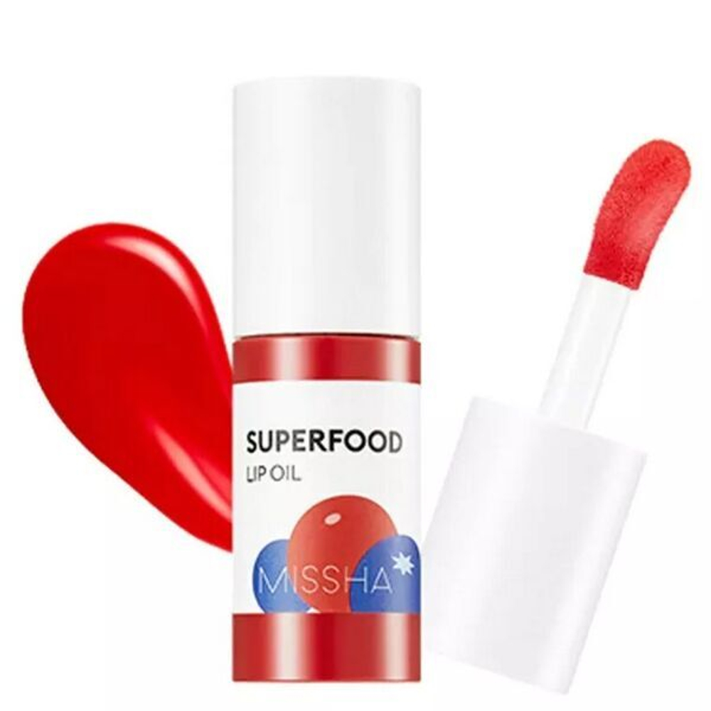 Увлажняющее масло для губ с ягодным ароматом Missha SuperFood Lip Oil #Berry, 5.2 г
