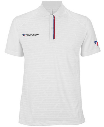 Футболка для мальчика теннисная Tecnifibre F3 Polo Jr - белый