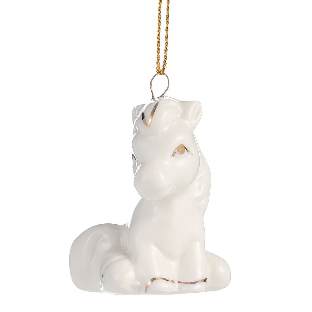 ПОДВЕСКА НА ЁЛКУ "ЛОШАДКА" 4,5*2,5*7 СМ