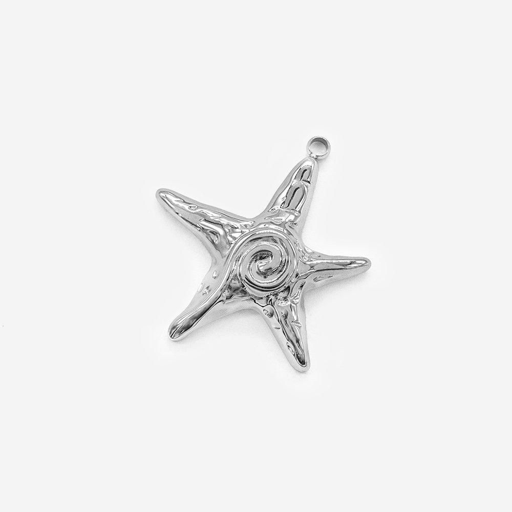 p2827 Подвеска "Морская звезда" 28*27мм, нерж. сталь
