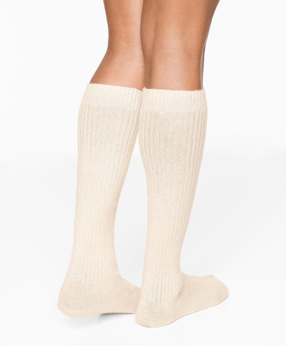 Oysho Длинные носки с добавлением кашемира, каменный