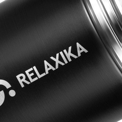 Термос для еды Relaxika 301 (0,7 литра), черный