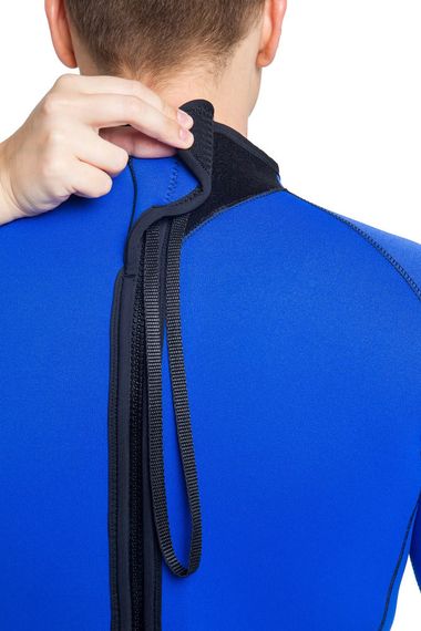 Гидрокостюм Aquateam Монодайвинг 5 мм ультраспан/нейлон синий