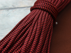 Паракорд 550 бордово-черный (7 жил) RZ Manufacturer PC007 - 1 метр