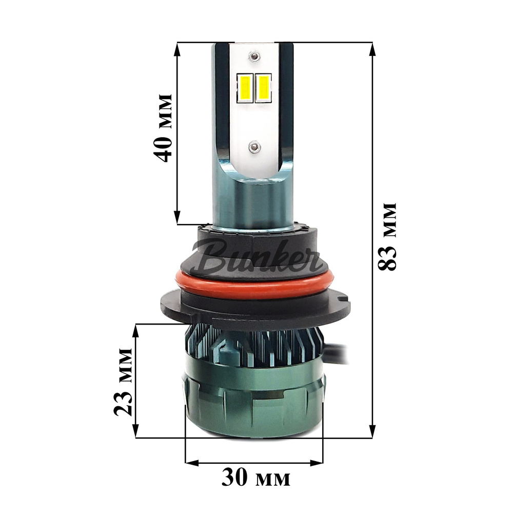 Светодиодные автомобильные LED лампы Takimi SOKOO HB5 (9007) 12/24V