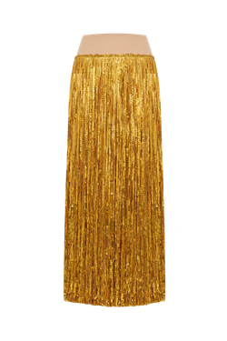Юбка с бахромой (Sweet Escape), золотая