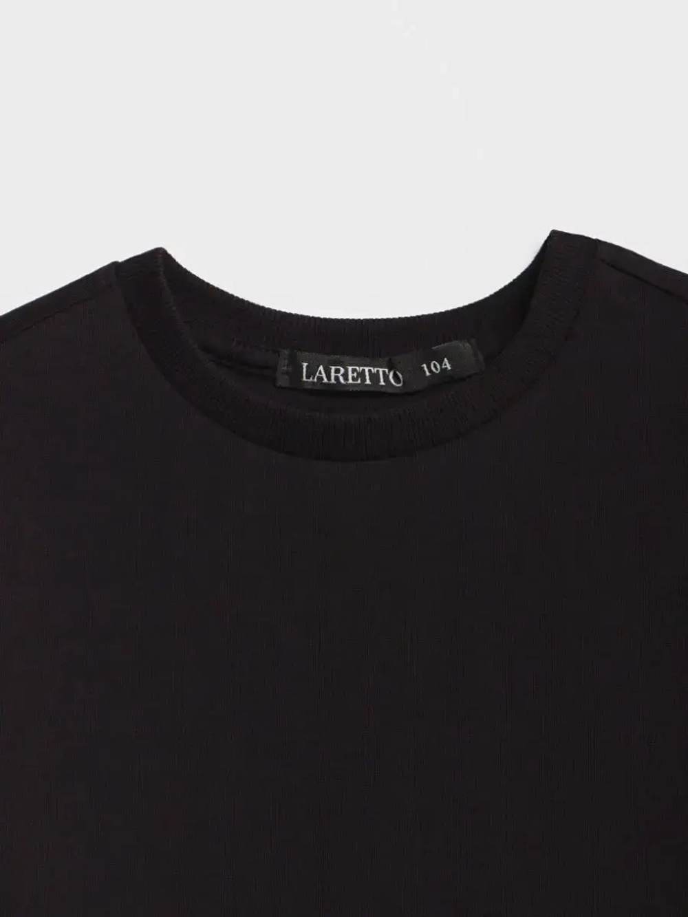 Футболка детская укороченная базовая