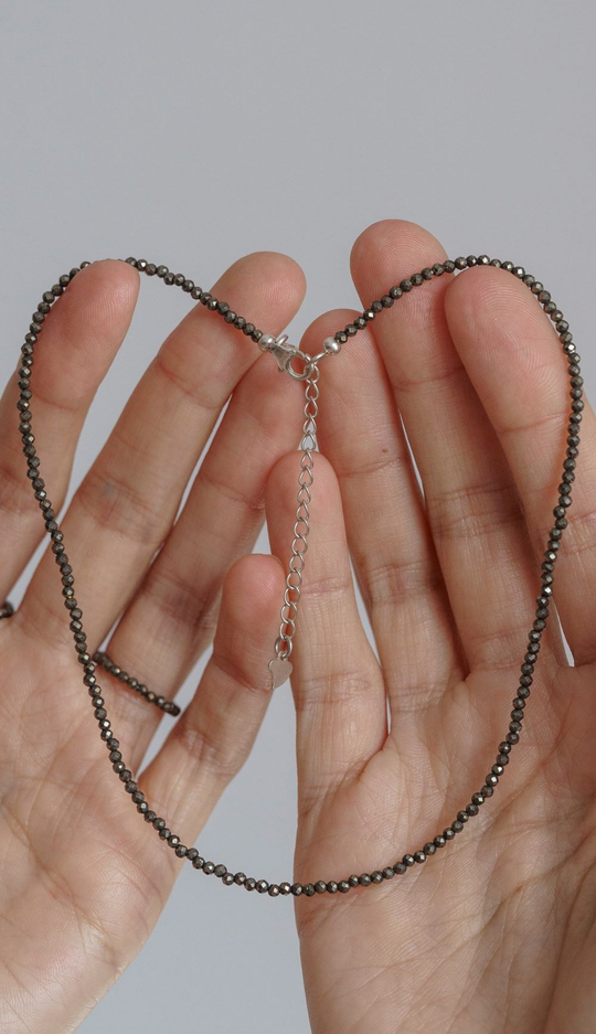 Чокер "Memo about Career" из пирита 33-38 см