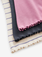 Легинсы-клеш для девочки Next E65-385, 3 шт., Розовый, Молочный, Темно-серый