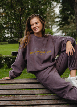 Свитшот THE COZIEST SUIT, лаванда грей