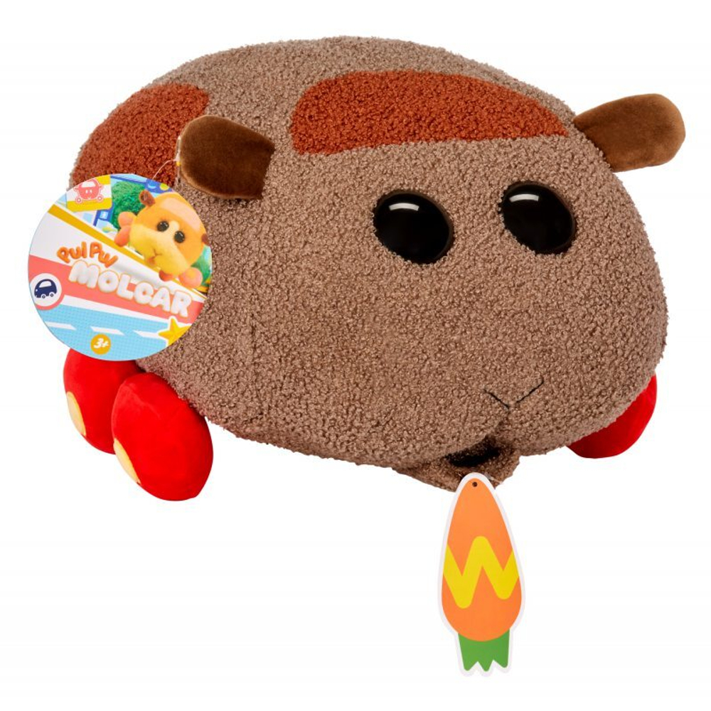 Pui Pui Molcar - Мягкая игрушка-талисман Тедди, морская свинка, 40 см 584582