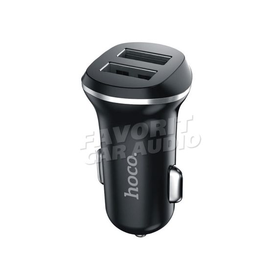 АЗУ 2USB HOCO Z1 2100mA пластик чёрный