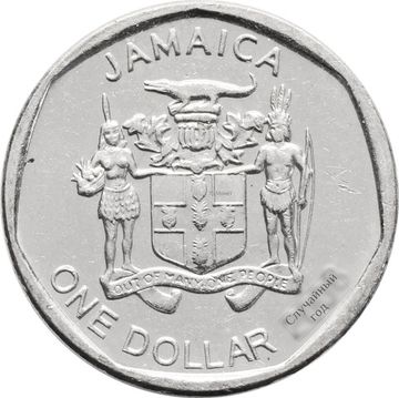 1 доллар 2008-2022 Ямайка
