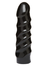 Рельефная насадка для страпон-трусиков 6''Raging Hard Ons (Цвет: черный)