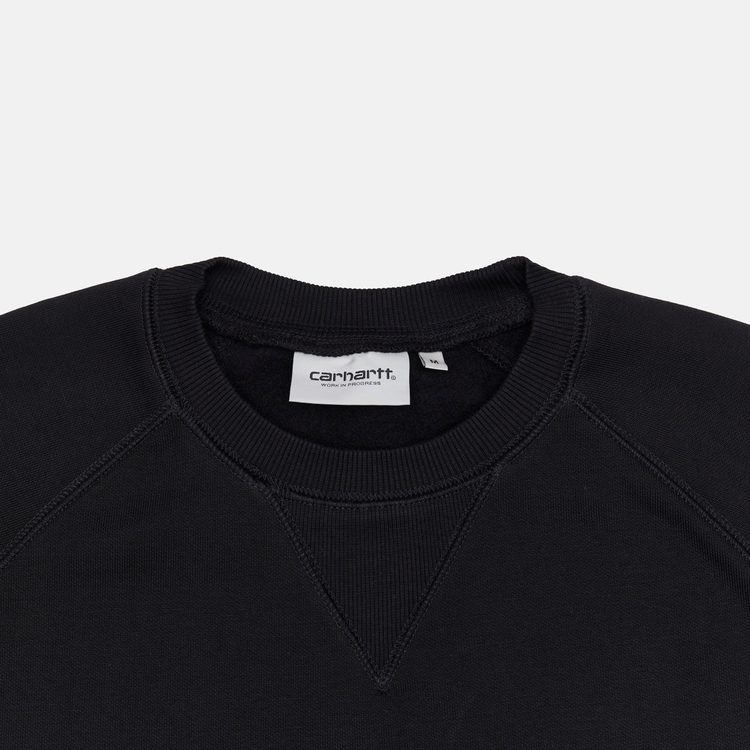 Толстовка мужская Carhartt WIP Chase Sweatshirt артикул:I033660_black - купить в магазине Дайс
