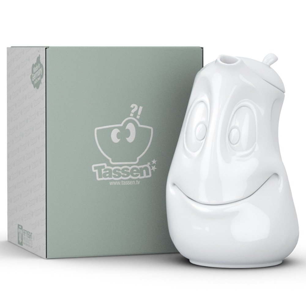 Чайник tassen good mood, 1,2 л, белый