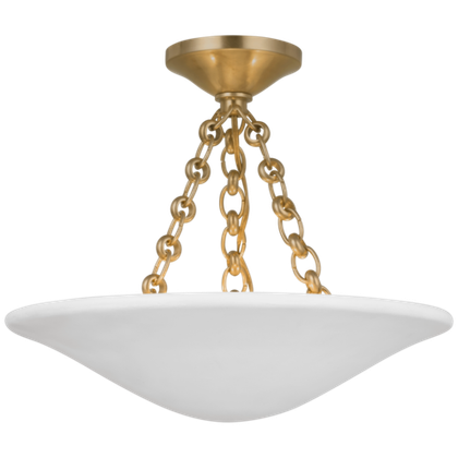 Потолочный светильник Visual Comfort Mollino 16" Semi Flush Mount