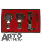 Заглушка ремня безопасности НАБОР "СУБАРУ" (2заглушки+брелок+отвертка)