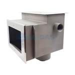 СК.20.5.1 Скиммер с удлиненной горловиной под углом 6 градусов, камерой долива и переливным желобом 2" (внутр.) композит