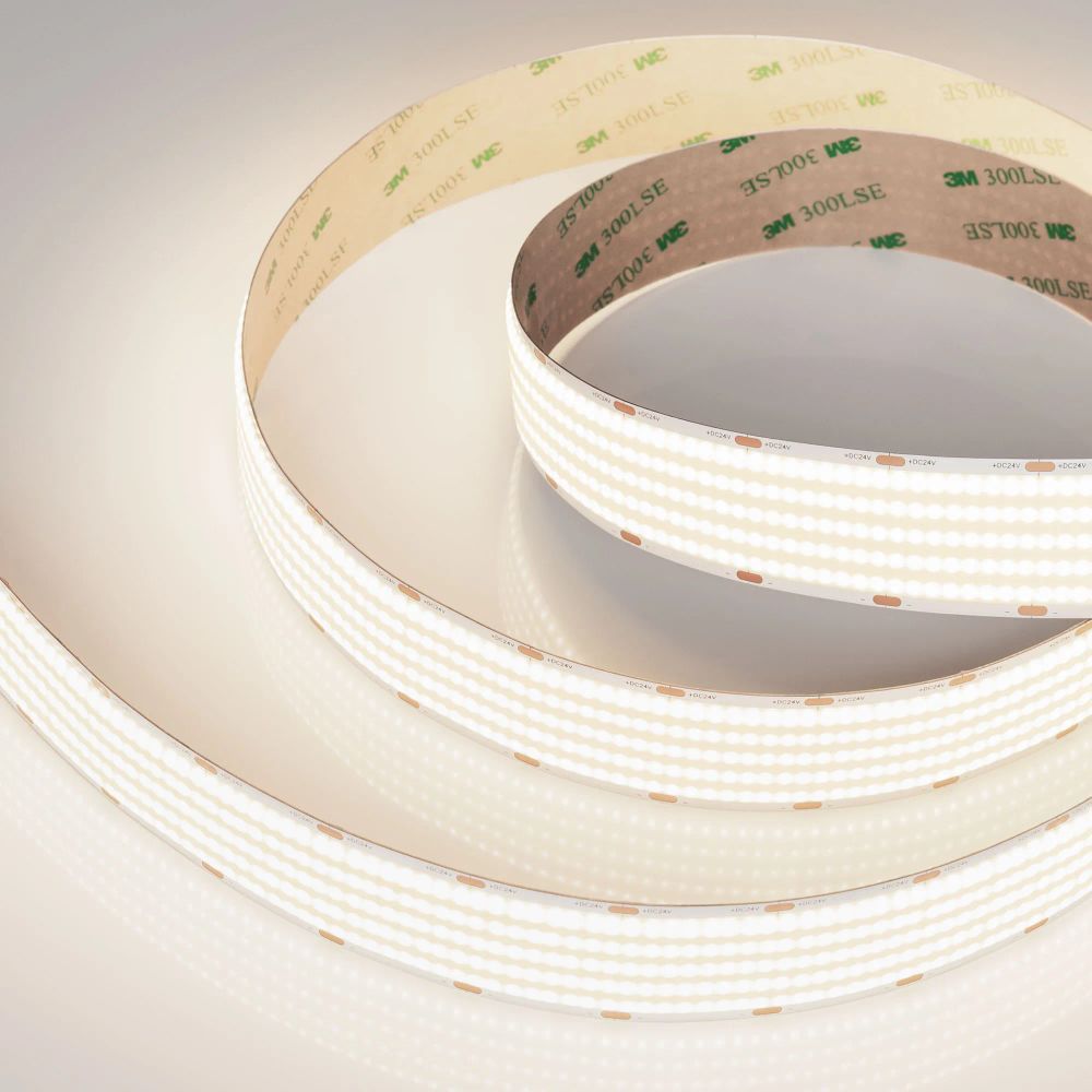 Светодиодная лента COB-X1600-30mm 24V Day4000 (40 W/m, IP20, 5m) (Arlight, CRI>90) 052221