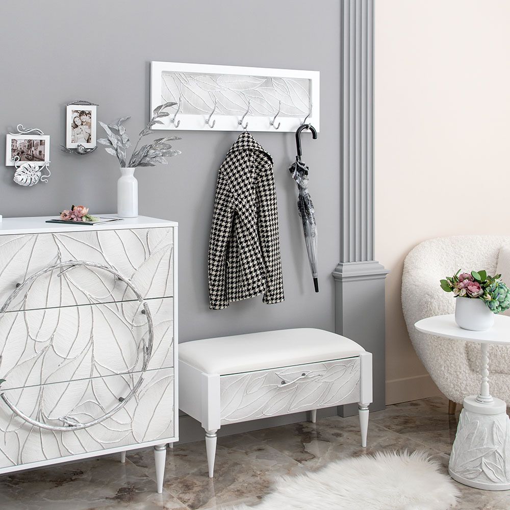 Вешалка настенная Арт Айс Сильвер