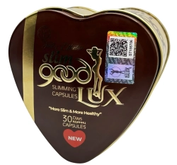 Good Lux original, металлическая банка сердечко, лучшая цена, доставка сегодня