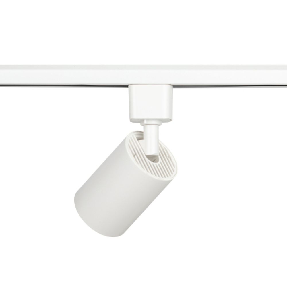 Трековый светильник однофазный ЭРА TR76-GU10 WH под лампу GU10 белый | Однофазные светильники под лампу