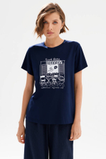 23508 Футболка женская (темно-синий)