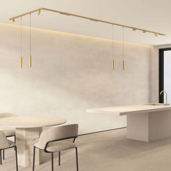 Трековый светодиодный светильник Denkirs Shine Grill DK5771-SB