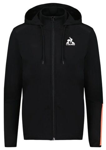 Мужская теннисная кофта Le Coq Sportif Training SP Full Zip Hoody N°2 M - черный