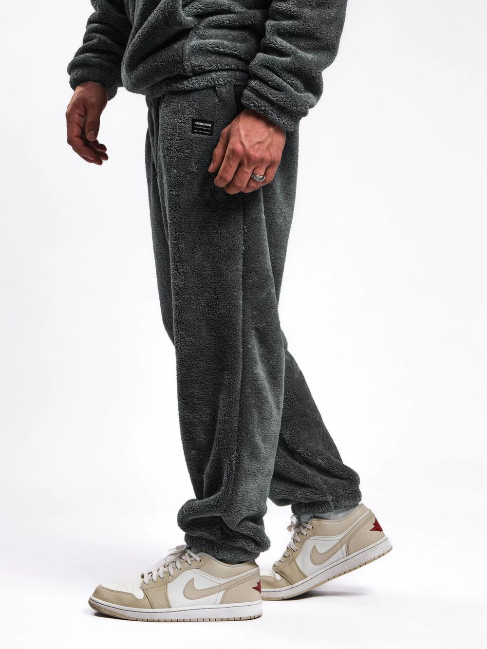 Брюки Hardlunch плюшевые темно-серые